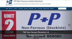 Desktop Screenshot of ppnonferrous.co.uk