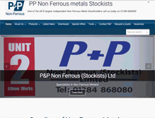 Tablet Screenshot of ppnonferrous.co.uk